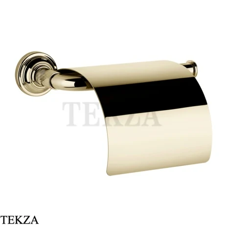 Gessi VENTI20 Держатель туалетной бумаги с крышкой 65449-710, Brass PVD