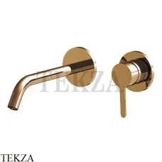 FIMA Carlo Frattini SNAP Смеситель для раковины 150, внешняя часть F3121WX8ZL, Amber Bronza