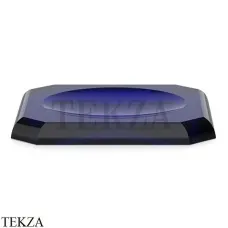 Decor Walther Kristall KS Лоток для расчесок настольный хрусталь 0924095, Capri blue