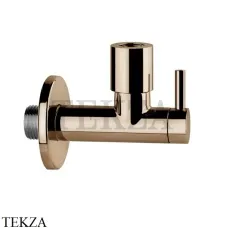 Gessi TOTAL LOOK Запорный кран-фильтр под раковину с подводом воды 01411-030, Copper PVD Gessi TOTAL LOOK Запорный кран-фильтр под раковину с подводом воды 01411-030, Copper PVD