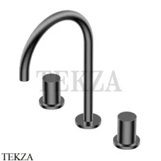 Ritmonio Diametro35 S Смеситель для раковины без донного клапана PR52AE202 F31, Frosted Black Chrome