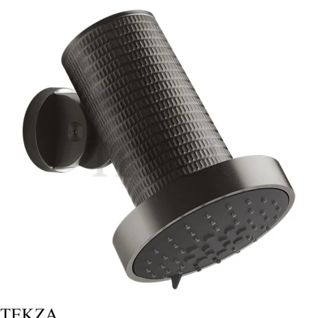 Gessi 316 SPOTWATER MECCANICA Душевая головка настенная, 3 функции 57253-707, Black Metal Brushed PVD