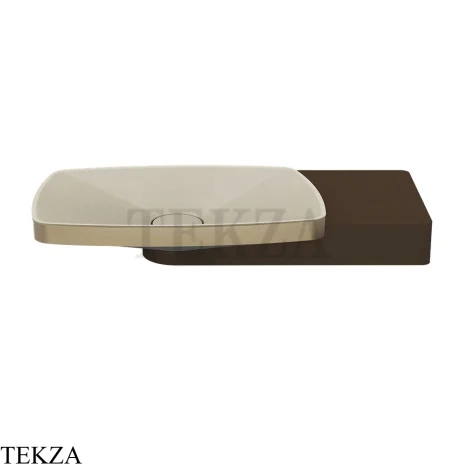 Gessi Jacqueline Раковина настольная, без перелива 77614-149, нерж. сталь Brush / никель Brushed