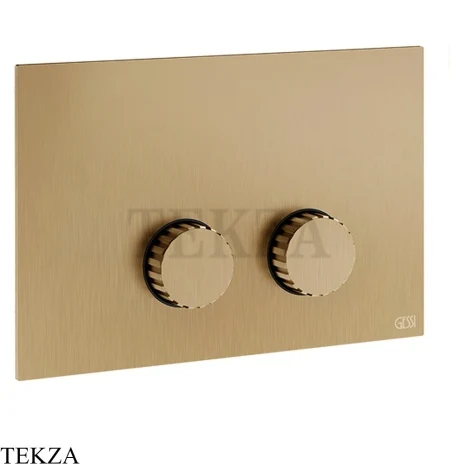 Gessi Incastri Клавиша смыва для инсталляции Geberit omega 12 75615-726, бронза Brushed
