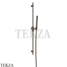 Gessi Habito CESELLO Штанга в комплекте с душевой лейкой и шлангом 70445-845, Dark Bronze