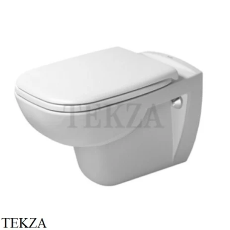 Duravit D-Code Унитаз подвесной, (комплект) сиденье- микролифт 45350900A1, белый глянец