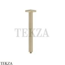 Newform Кронштейн для душа квадрат потолочный L=200 28153.59.098, PVD Br. Pale Gold