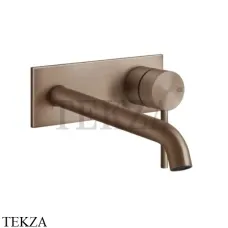 Gessi 316 FLESSA Смеситель для раковины, внешняя часть, 17-20 см 54090-708, Copper Brushed