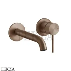 Gessi 316 FLESSA Смеситель для раковины, внешняя часть, 11-14 см 54083-708, Copper Brushed