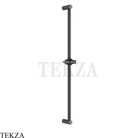 Gessi 316 SHOWER Штанга для душа с держателем 54042-707, Black Metal Brushed PVD