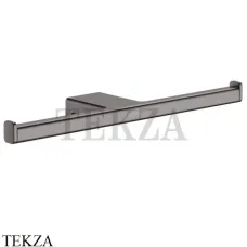 Hansgrohe AddStoris Двойной держатель туалетной бумаги 41748340, черный хром brushed
