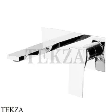 FIMA Carlo Frattini Zeta Смеситель для раковины, с донным клапаном F3971LX5BS, белый матовый