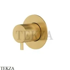 Newform X-Steel 316 Запорный вентиль, 1,3,4,5 потоков, внешняя часть 67671EX.59.097, PVD Brushed gold