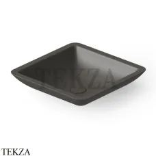 Dea Design Washbasins Раковина настольная квадратная Solid Surface DD9003 425 5, Graphite №5