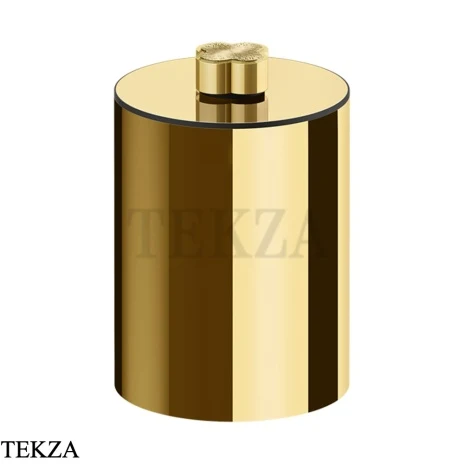Gessi Ludovica Ведёрко, корзина для мусора с крышкой 76590-246, золото глянец