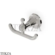 Zucchetti Agora Classic Крючок двойной для халата и полотенец ZAD450.C8, nickel глянец