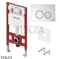 TECEspring Комплект инсталляции подвесного унитаза S955101, с панелью хром глянец