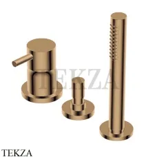 Ritmonio Diametro35 S Смеситель на борт ванны, с гарнитуром PR52EF201 BRX, Brushed Bronze