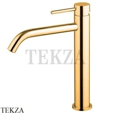 FIMA Carlo Frattini Spillo UP Смеситель для раковины, высокий, без гарнитура F3031LXSOR.1, золото глянец