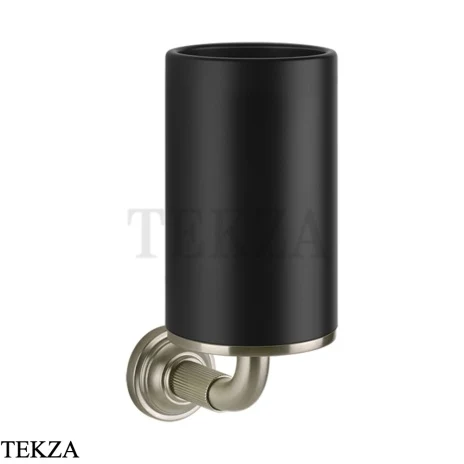Gessi VENTI20 Стакан настенный черный 65408-149, Finox Brushed Nickel