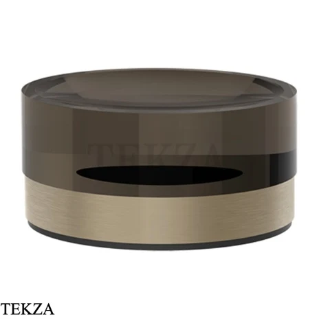 Gessi Perle Мыльница настольная круглая 74826-149, нерж. сталь Brush / никель Brushed