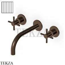 Zucchetti Helm Vertical Смеситель для раковины, внешняя часть ZHM760.XP21G2, brushed chocolate PVD