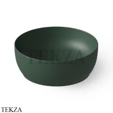 Dea Design Washbasins Раковина настольная круглая Solid Surface DD9093 400 11, Dark Green №11
