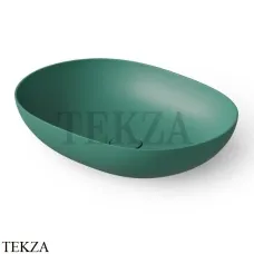 Dea Design Washbasins Раковина настольная 52х38 Solid Surface DD9105 520 10, Green №10