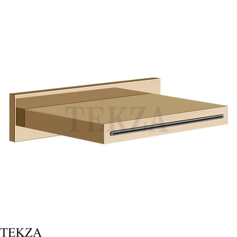 Gessi CASCATA Каскадный излив настенный 20293-735, Warm Bronze PVD