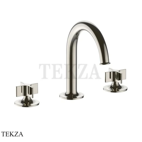 Fantini Flora Смеситель для раковины, без гарнитуры 7695J607W, Polished Nickel PVD