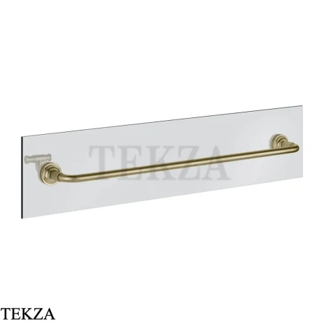 Gessi VENTI20 Полотенцедержатель для крепления на стекло, 60 см 65515-727, Brushed Brass PVD