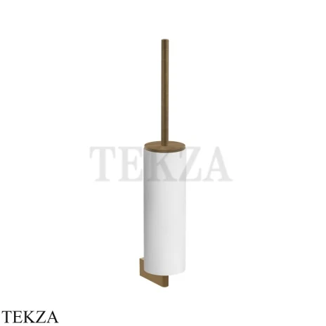 Gessi Origini Туалетный ершик настенный, белый 66419-713, Antique Brass