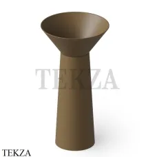 Dea Design Pedestal Basin Раковина напольная Solid Surface DD2022 480 1, Dark Camel №1
