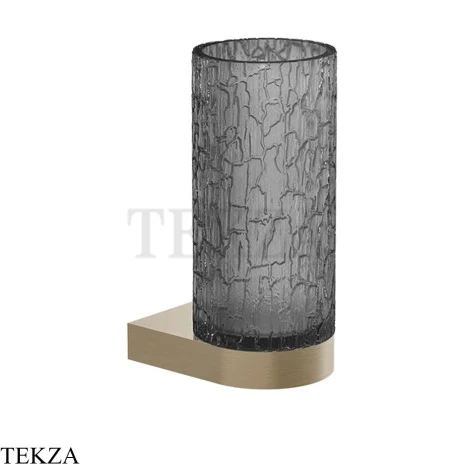 Gessi Incastri Стакан настенный, Light smoke 75407-149, нерж. сталь Brush / никель Brushed