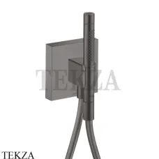 Axor Starck Citterio Porter-набор ручного душа 2jet с выводом и держателем, Brushed Black Chrome