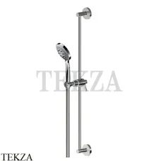 Newform Штанга с ручной круглой лейкой 3 режима ABS 72256.58.063, PVD Gun Metal