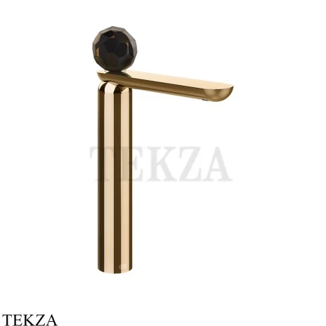 Gessi Perle Смеситель для раковины высокий, без гарнитура 74204-735, бронза глянец