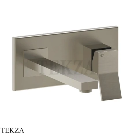Gessi RETTANGOLO K Смеситель для раковины под размер, внешняя часть 53084-149, Finox Brushed Nickel
