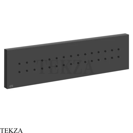 Gessi Rettangolo shower BODY JETS Боковая форсунка 32975-706, Black Metal PVD