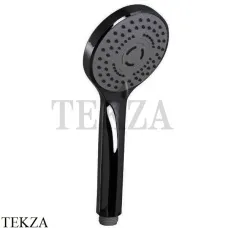 FIMA Carlo Frattini WELLNESS Ручной душ с защитой от извести 3-х, F2298NS, черный матовый