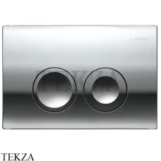 Geberit Delta21 Клавиша смыва, пластик 115.125.21.5, хром глянец, для бачка UP100