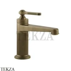 Gessi VENTI20 Смеситель для раковины, с донным клапаном 65001-713, Antique Brass