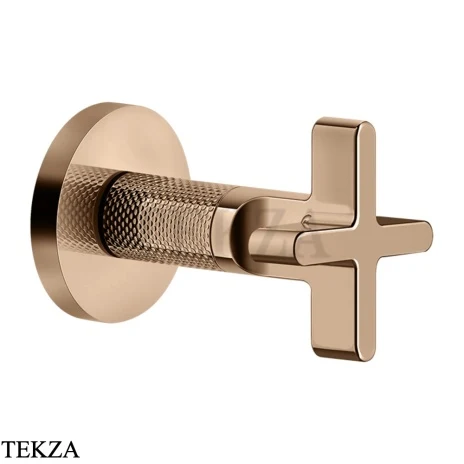 Gessi INCISO WELLNESS Запорный вентиль, внешняя часть 58363-030, Copper PVD