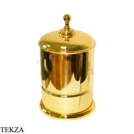 Boheme Imperiale Ведро напольное с крышкой, металлическое 10408, золото глянец