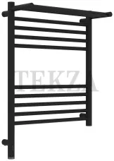 Сунержа Богема 3.1 Полотенцесушитель электрический с полкой 600х500 МЭМ левый 15-6006-6050, Тёмный титан муар
