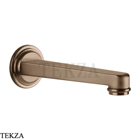 Gessi VENTI20 Излив настенный для ванны 65103-708, Copper Brushed PVD