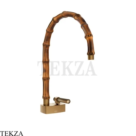 Gessi Jacqueline Смеситель для раковины средний, без донного клапана 77219-726, бронза Brushed