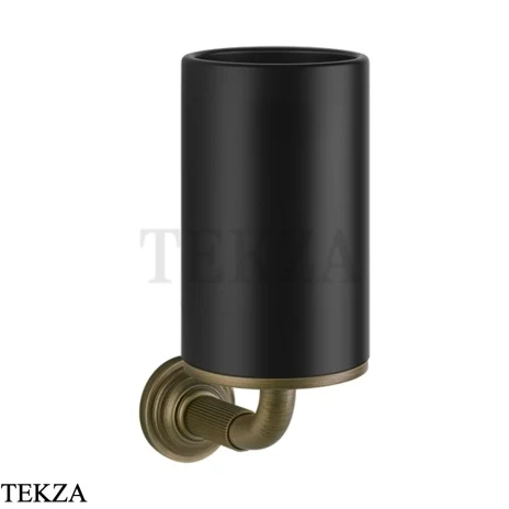 Gessi VENTI20 Стакан настенный черный 65408-713, Antique Brass