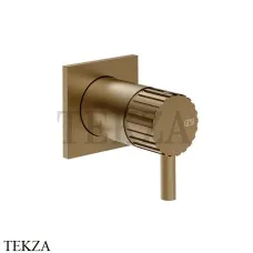Gessi Incastri Смеситель для душа 1 поток, внешняя часть 75061-791, Deep Bronze Brushed PVD