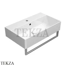 GSI Kube X Раковина подвесная или накладная с 1 отв. 60х37 см 9454111, белый глянец